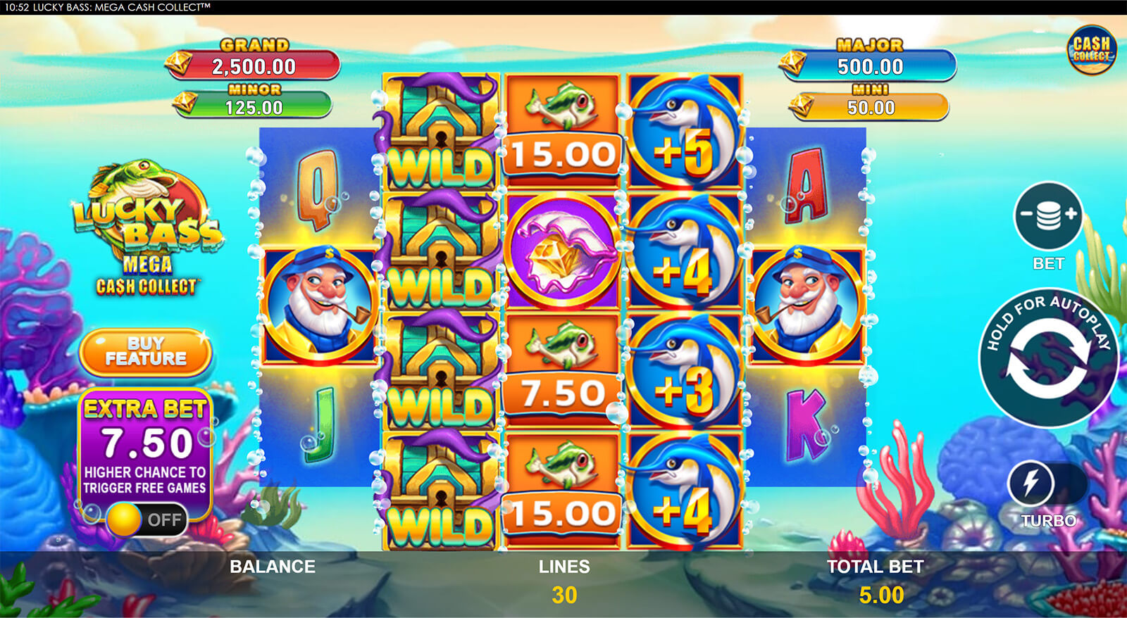 Lucky Bass Mega Cash Collect